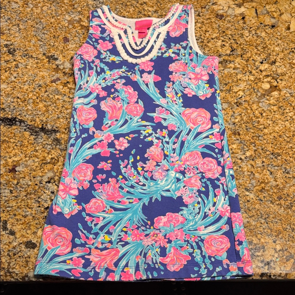 Lilly Pulitzer Pink and Blue girls dress